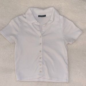 white brandy collared shirt